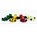 F1- Conjunto com 10 unidades - Cores Sortidas